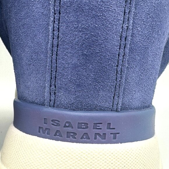Isabel Marant BALSKEE Suede High Top Wedge Sneaker Ankle Bootie Boots - Picture 12 of 16